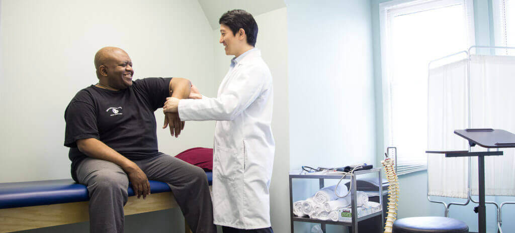 Wide Physical Testing with Dr. Tung and a Patient